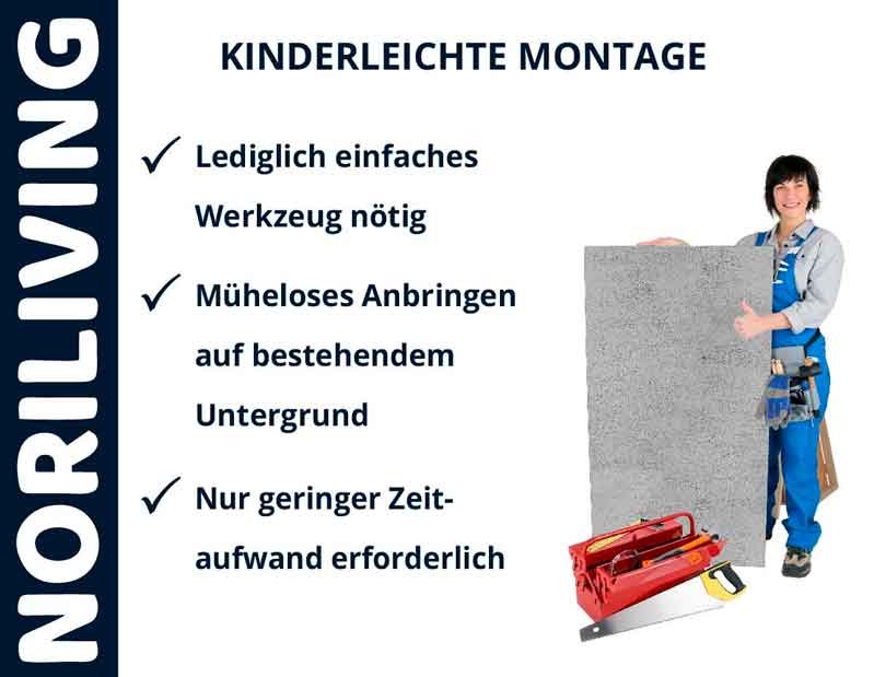 NoriLiving Produktpräsentation: Einfache Montage mit minimalem Werkzeugaufwand